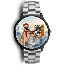 Load image into Gallery viewer, Belgian Malinois Dog Indiana Christmas Special Wrist Watch-Free Shipping