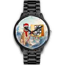 Load image into Gallery viewer, Belgian Malinois Dog Indiana Christmas Special Wrist Watch-Free Shipping