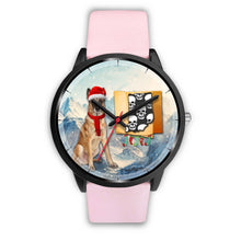 Load image into Gallery viewer, Belgian Malinois Dog Indiana Christmas Special Wrist Watch-Free Shipping
