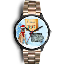 Load image into Gallery viewer, Belgian Malinois Dog Iowa Christmas Special Wrist Watch-Free Shipping