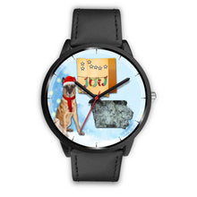 Load image into Gallery viewer, Belgian Malinois Dog Iowa Christmas Special Wrist Watch-Free Shipping
