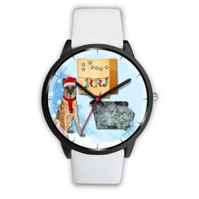 Load image into Gallery viewer, Belgian Malinois Dog Iowa Christmas Special Wrist Watch-Free Shipping