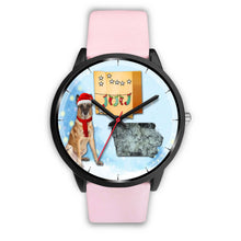 Load image into Gallery viewer, Belgian Malinois Dog Iowa Christmas Special Wrist Watch-Free Shipping