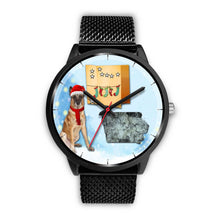 Load image into Gallery viewer, Belgian Malinois Dog Iowa Christmas Special Wrist Watch-Free Shipping