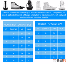Load image into Gallery viewer, Autism Symbol High Top Canvas Shoes For Women- Free Shipping