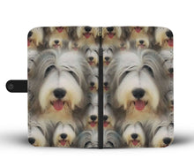 Load image into Gallery viewer, Bearded  Collie Dog In Lots Print Wallet Case-Free Shipping