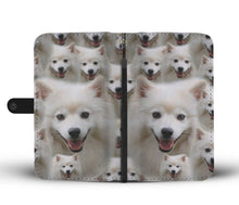 Load image into Gallery viewer, American Eskimo Dog Print Wallet Case-Free Shipping