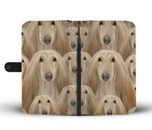 Load image into Gallery viewer, Afghan Hound Dog Print Wallet Case- Free Shipping