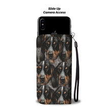Load image into Gallery viewer, Bluetick Coonhound Dog Print Wallet Case-Free Shipping