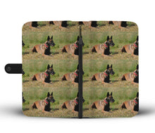 Load image into Gallery viewer, Belgian Malinois Dog Print Wallet Case-Free Shipping