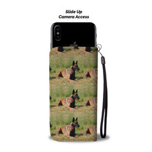 Load image into Gallery viewer, Belgian Malinois Dog Print Wallet Case-Free Shipping