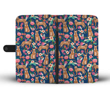 Load image into Gallery viewer, Australian Cattle Dog Floral Print Wallet Case-Free Shipping