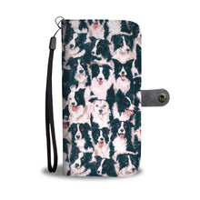 Load image into Gallery viewer, Border Collie Dog Pattern Print Wallet Case-Free Shipping