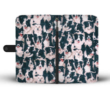 Load image into Gallery viewer, Border Collie Dog Pattern Print Wallet Case-Free Shipping
