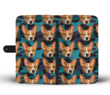 Load image into Gallery viewer, Basenji Dog Print Wallet Case-Free Shipping