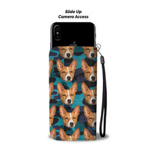 Load image into Gallery viewer, Basenji Dog Print Wallet Case-Free Shipping