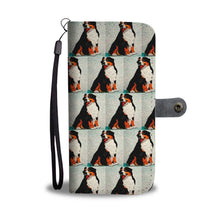Load image into Gallery viewer, Bernese Mountain Dog Patterns Print Wallet Case-Free Shipping