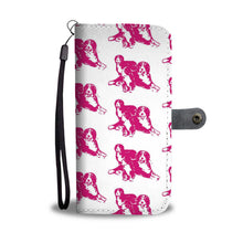 Load image into Gallery viewer, Bernese Mountain Dog With Family Patterns Print Wallet Case-Free Shipping