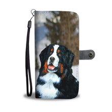 Load image into Gallery viewer, Bernese Mountain Dog Print Wallet Case-Free Shipping