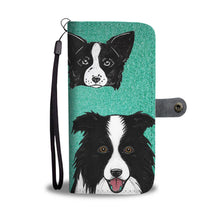 Load image into Gallery viewer, Amazing Border Collie Dog Print Wallet Case-Free Shipping