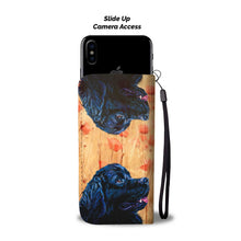 Load image into Gallery viewer, Amazing Newfoundland Dog Print Wallet Case-Free Shipping