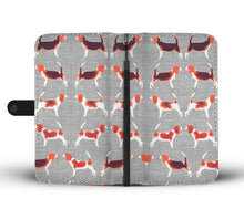 Load image into Gallery viewer, Beagle Patterns Print Wallet Case-Free Shipping