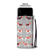 Load image into Gallery viewer, Beagle Patterns Print Wallet Case-Free Shipping