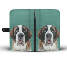 Load image into Gallery viewer, Amazing St. Bernard Dog Print Wallet Case-Free Shipping