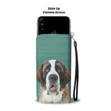Load image into Gallery viewer, Amazing St. Bernard Dog Print Wallet Case-Free Shipping