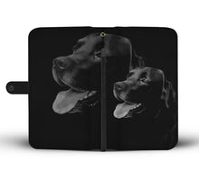 Load image into Gallery viewer, Amazing Black Labrador Dog Print Wallet Case-Free Shipping