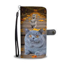 Load image into Gallery viewer, Amazing British Shorthair Cat Print Wallet Case-Free Shipping