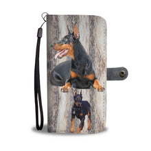Load image into Gallery viewer, Amazing Doberman Pinscher Dog Print Wallet Case-Free Shipping