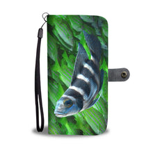 Load image into Gallery viewer, African Cichlid Fish Print Wallet Case-Free Shipping