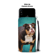Load image into Gallery viewer, Amazing Two Bulldog Print Wallet Case-Free Shipping