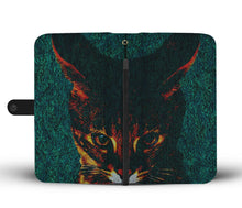 Load image into Gallery viewer, Amazing Savannah Cat Print Wallet Case-Free Shipping