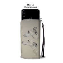 Load image into Gallery viewer, Amazing Whippet Dog Print Wallet Case-Free Shipping