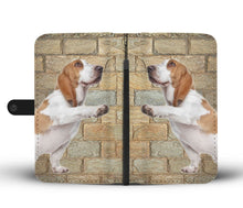 Load image into Gallery viewer, Basset Hound Print Wallet Case- Free Shipping
