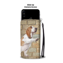 Load image into Gallery viewer, Basset Hound Print Wallet Case- Free Shipping