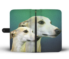 Load image into Gallery viewer, Amazing Whippet Dog Print Wallet Case-Free Shipping