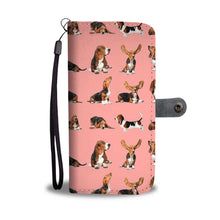 Load image into Gallery viewer, Basset Hound Dog 2nd Pattern Print Wallet Case-Free Shipping
