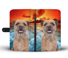 Load image into Gallery viewer, Border Terrier Print Wallet Case- Free Shipping