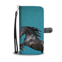 Load image into Gallery viewer, Amazing Andalusian Horse Print Wallet Case- Free Shipping