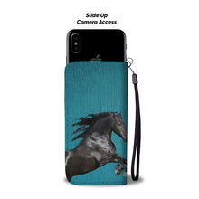 Load image into Gallery viewer, Amazing Andalusian Horse Print Wallet Case- Free Shipping