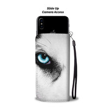 Load image into Gallery viewer, Amazing Siberian Husky Eye Print Wallet Case-Free Shipping