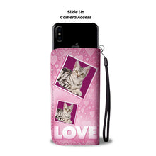 Load image into Gallery viewer, American Shorthair Cat Print Wallet Case-Free Shipping