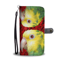 Load image into Gallery viewer, Amazon Parrot Print Wallet Case-Free Shipping