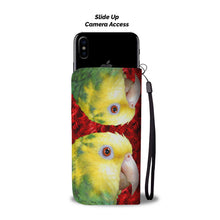 Load image into Gallery viewer, Amazon Parrot Print Wallet Case-Free Shipping