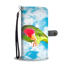 Load image into Gallery viewer, Amazon Red Headed Parrot Print Wallet Case-Free Shipping