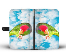 Load image into Gallery viewer, Amazon Red Headed Parrot Print Wallet Case-Free Shipping