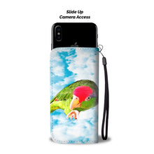 Load image into Gallery viewer, Amazon Red Headed Parrot Print Wallet Case-Free Shipping